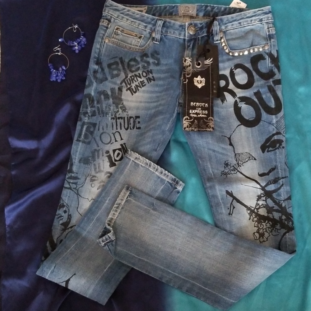 ReRock for Express Lux Denim Jeans